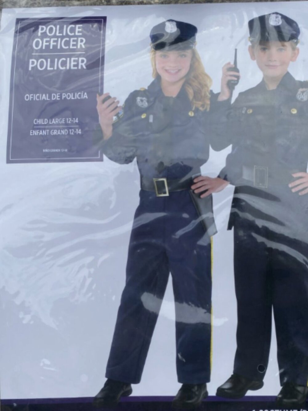 Police Officer Kid’s Halloween Costume